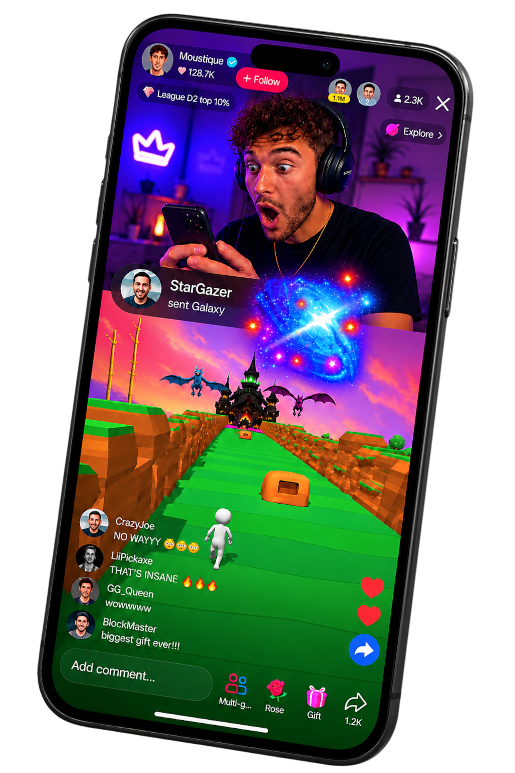 TikTok LIVE interactive game experience